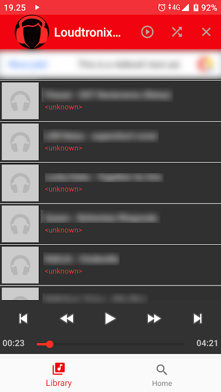 MP3 LoudTronix Free Player Screenshot 2