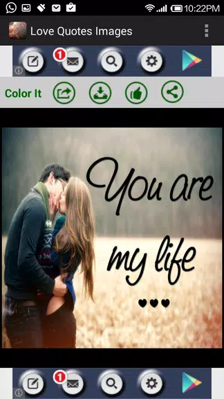 Romantic Love Quotes & Images Capture d'écran 3