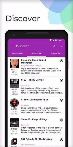 Podcast Guru - Podcast App স্ক্রিনশট 3