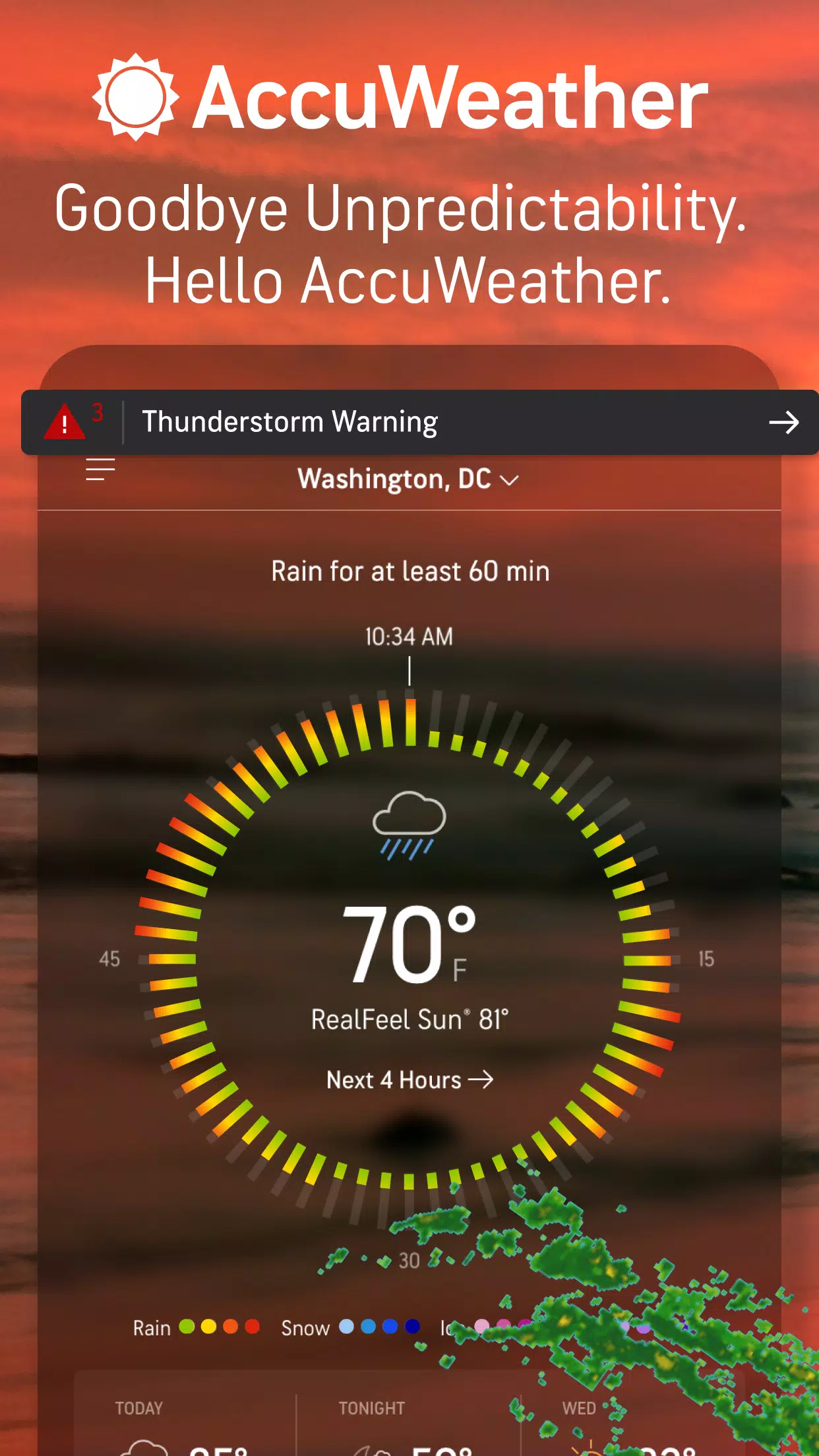 AccuWeather Capture d'écran 1