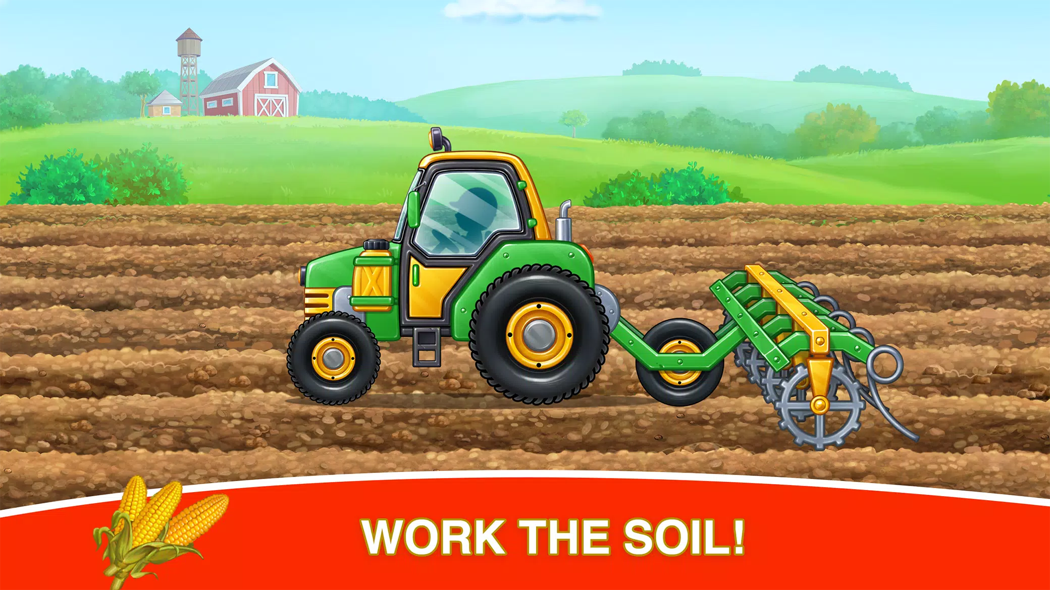 Corn Harvest Baby Farming Game Screenshot 2