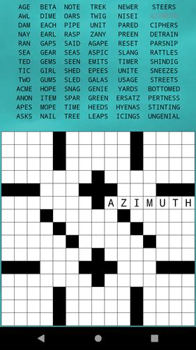 Drag-n-Drop Crossword Fill-Ins 스크린샷 3