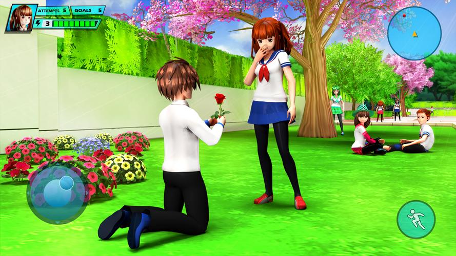 School Love Life: Anime Games Screenshot 2