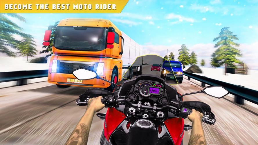 Highway Traffic Bike Race Moto Capture d'écran 4