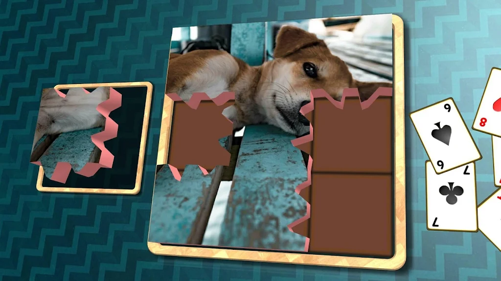 Jigsaw Solitaire - Dogs Tangkapan skrin 1