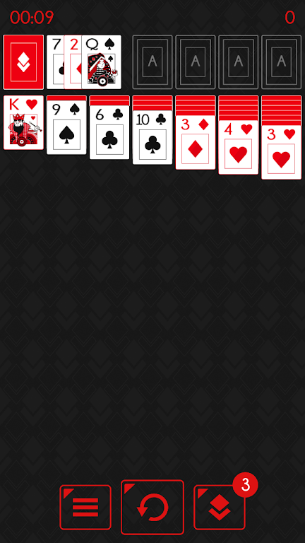Solitaire - Klondike Redstone Captura de pantalla 2