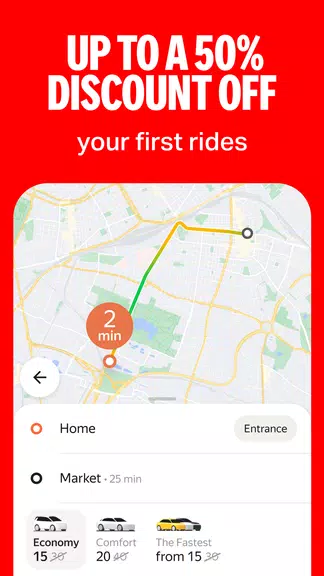 Yango — different from a taxi Ảnh chụp màn hình 2