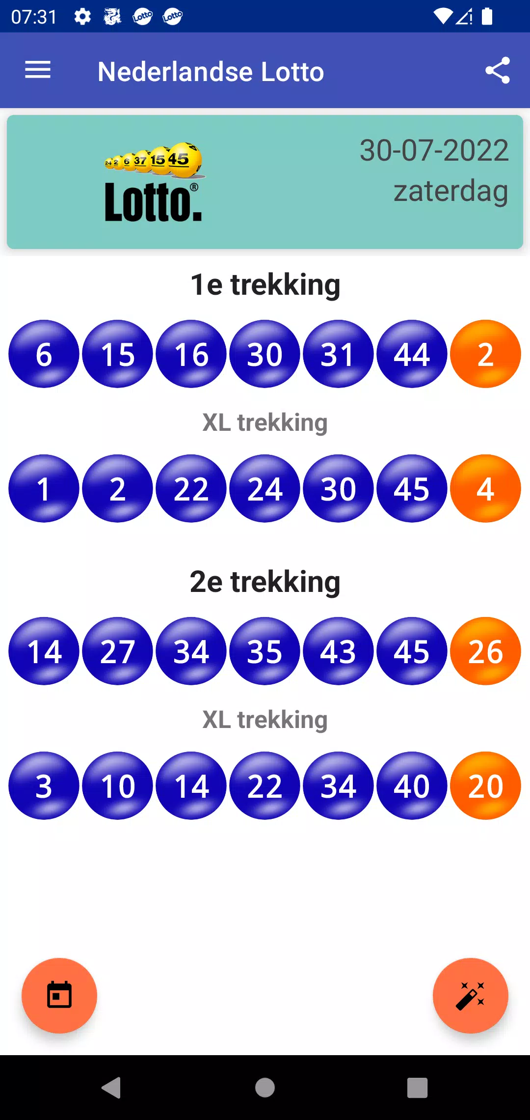 Nederlandse Lotto Voorspelling 스크린샷 1
