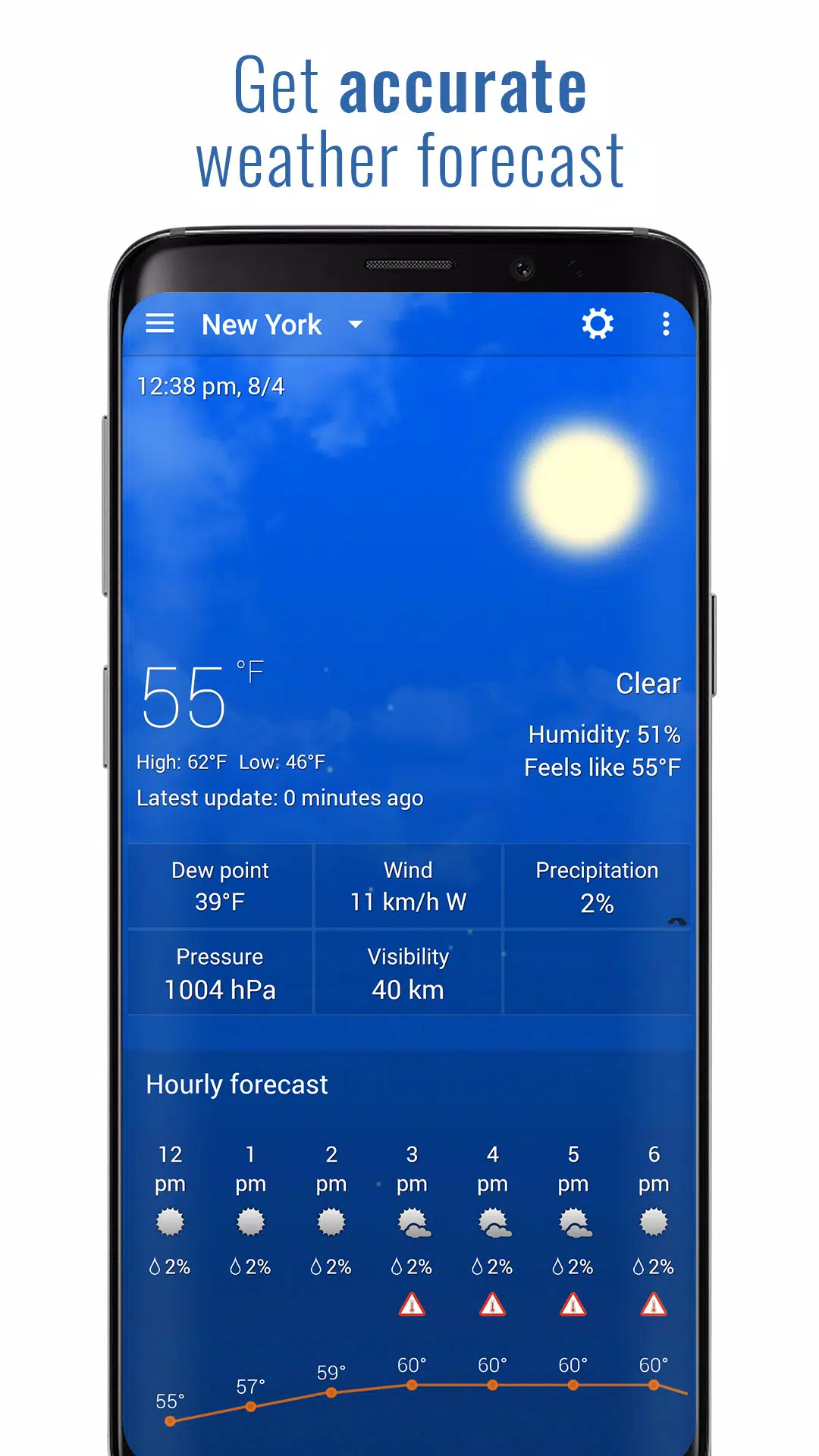 3D Sense Clock & Weather Zrzut ekranu 3