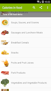 Calories in food ဖန်သားပြင်ဓာတ်ပုံ 2