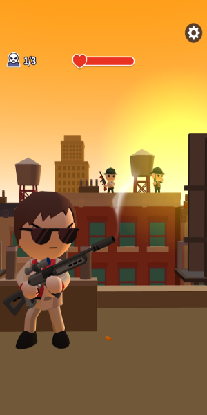 Mafia Sniper — Wars of Clans 스크린샷 1