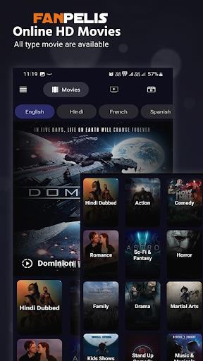 FanPelis: peliculas & series. Скриншот 1