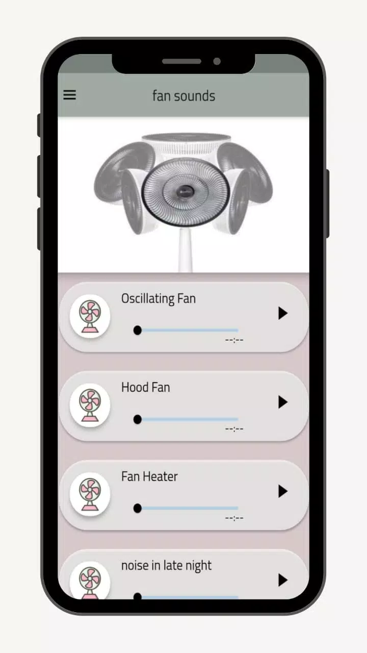 Fan sounds - relaxing sounds স্ক্রিনশট 2