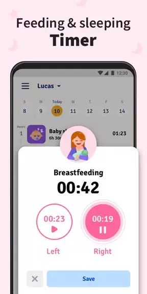 Baby Tracker - Breastfeeding應用截圖第2張