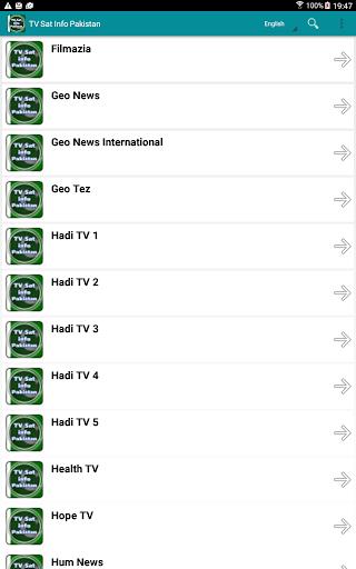 TV Sat Info Pakistan Скриншот 2