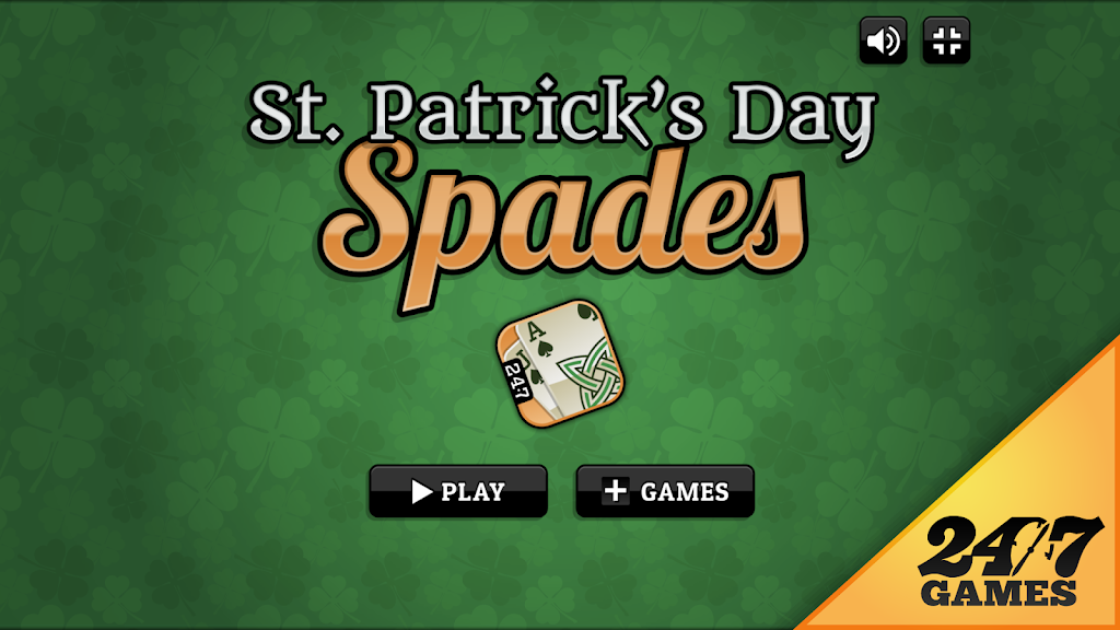 St. Patrick's Day Spades Screenshot 1