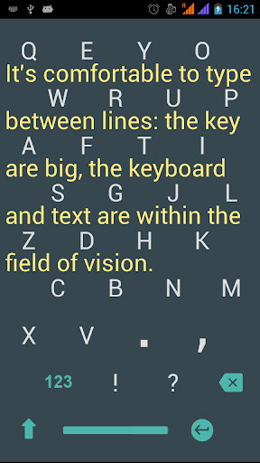 1C Big Keyboard Tangkapan skrin 2