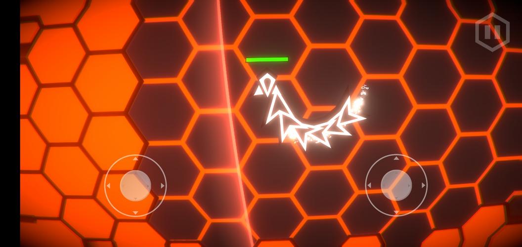 Hexa-Neon Shooter Captura de pantalla 4