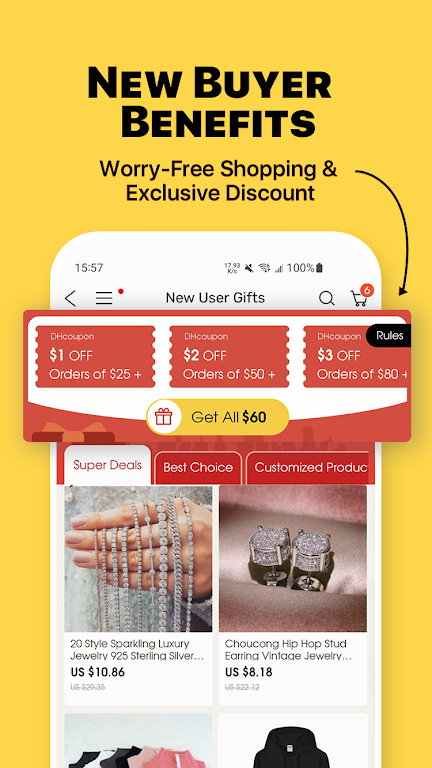 DHgate-online wholesale stores Ảnh chụp màn hình 2