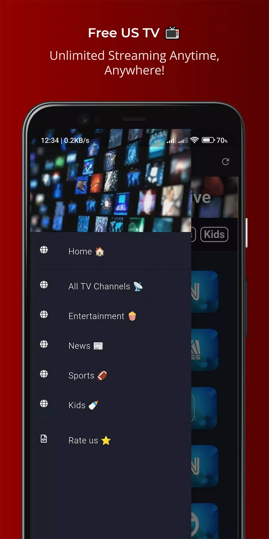 TheTVApp USA Live स्क्रीनशॉट 3