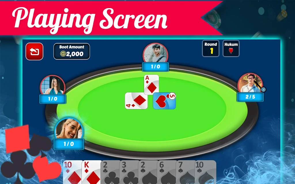 Schermata Batak Oyna - Play Spades Free Online Card Games 3