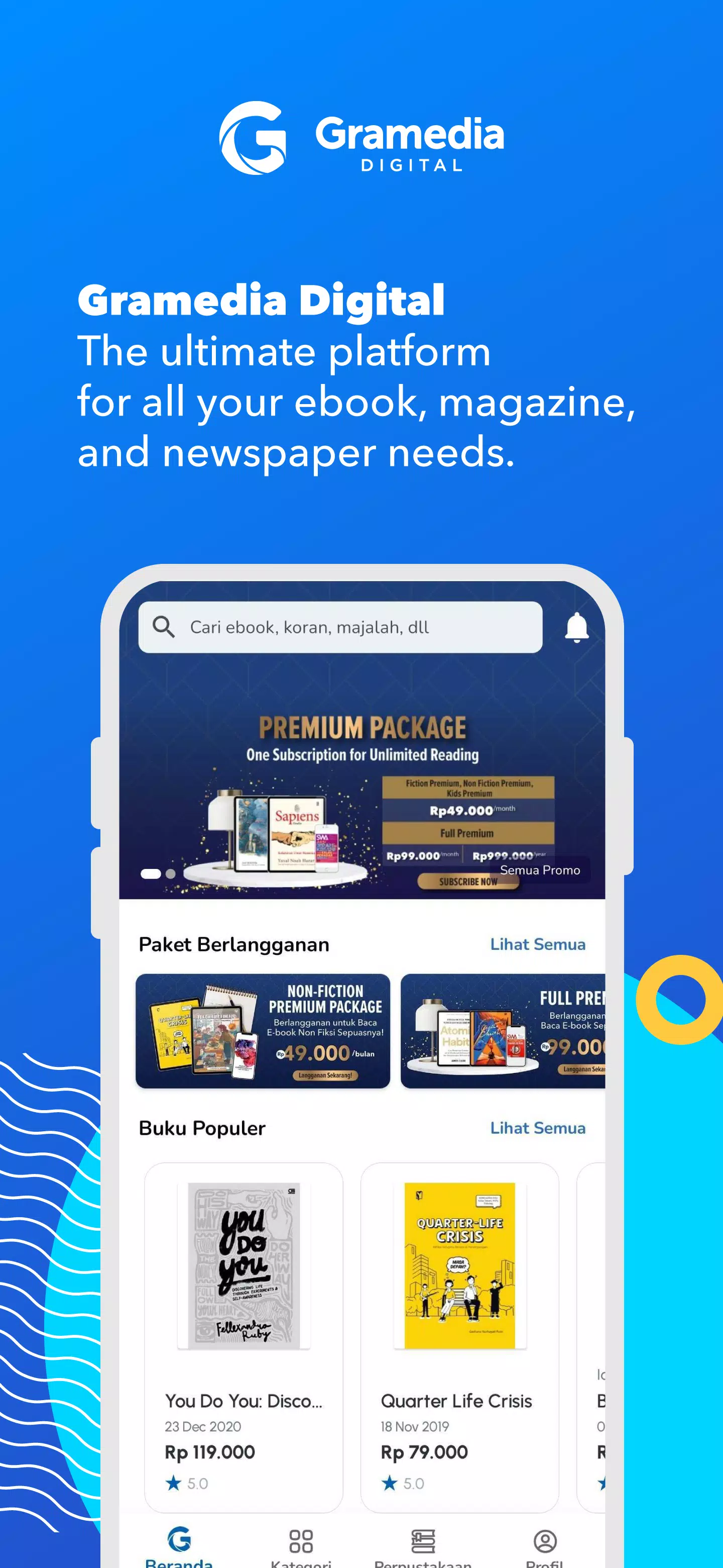 Schermata Gramedia Digital 1