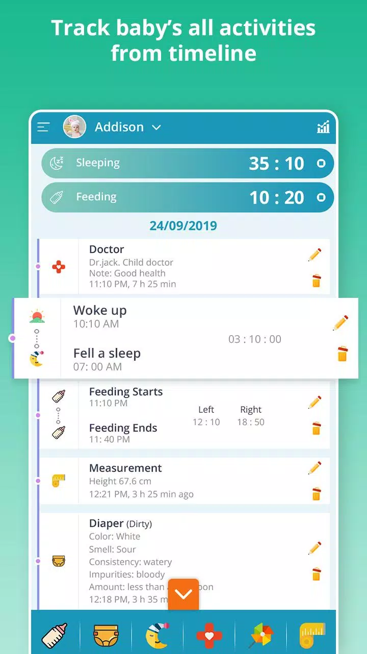 Baby Care - Newborn Feeding, D應用截圖第3張