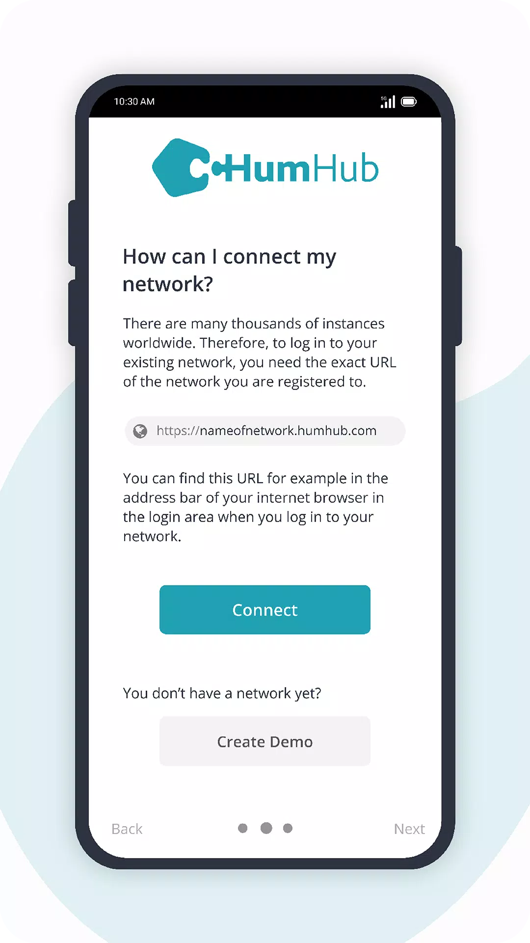 HumHub Tangkapan skrin 1