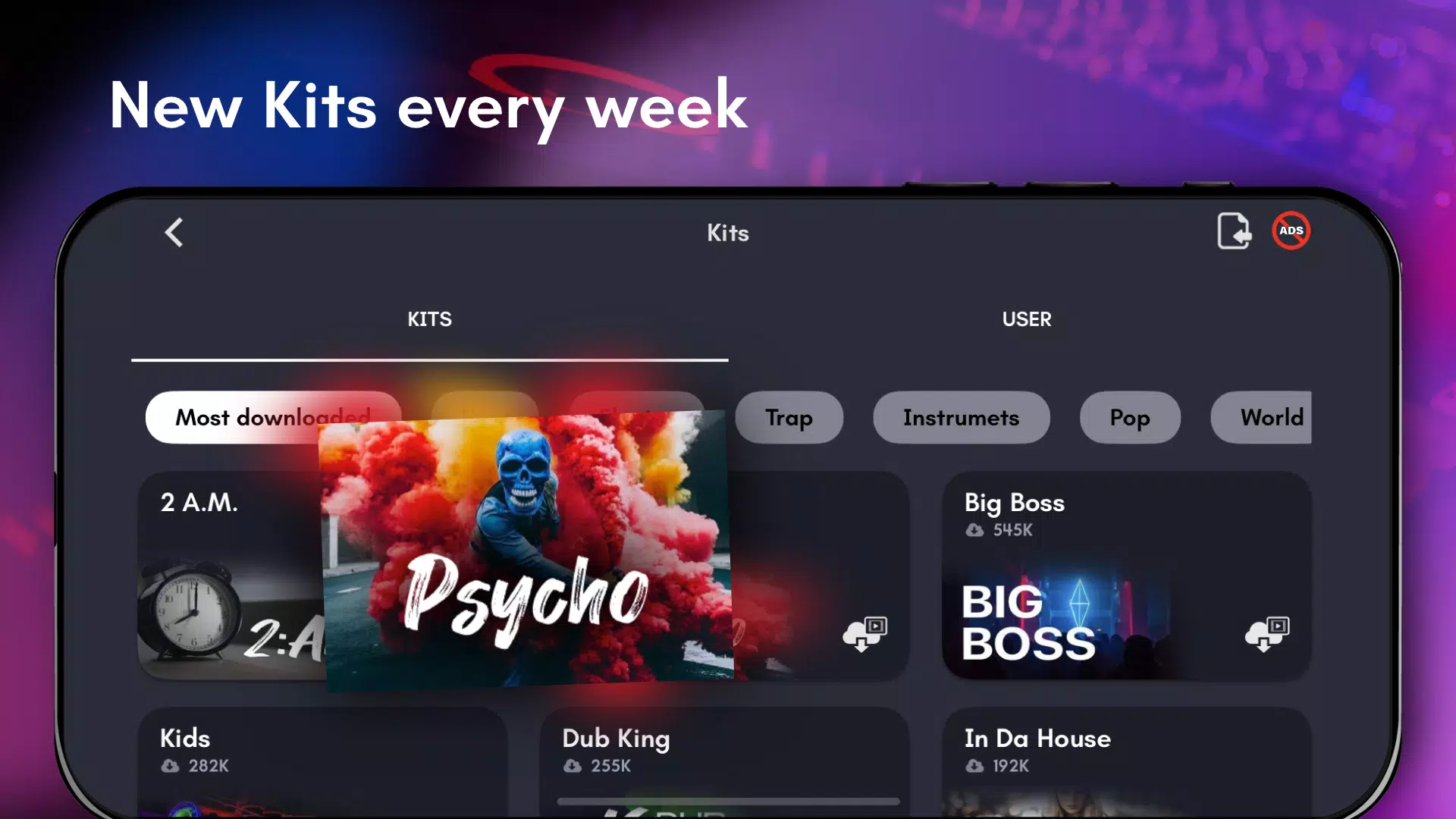 Real Drum Pad: electro beats Screenshot 2