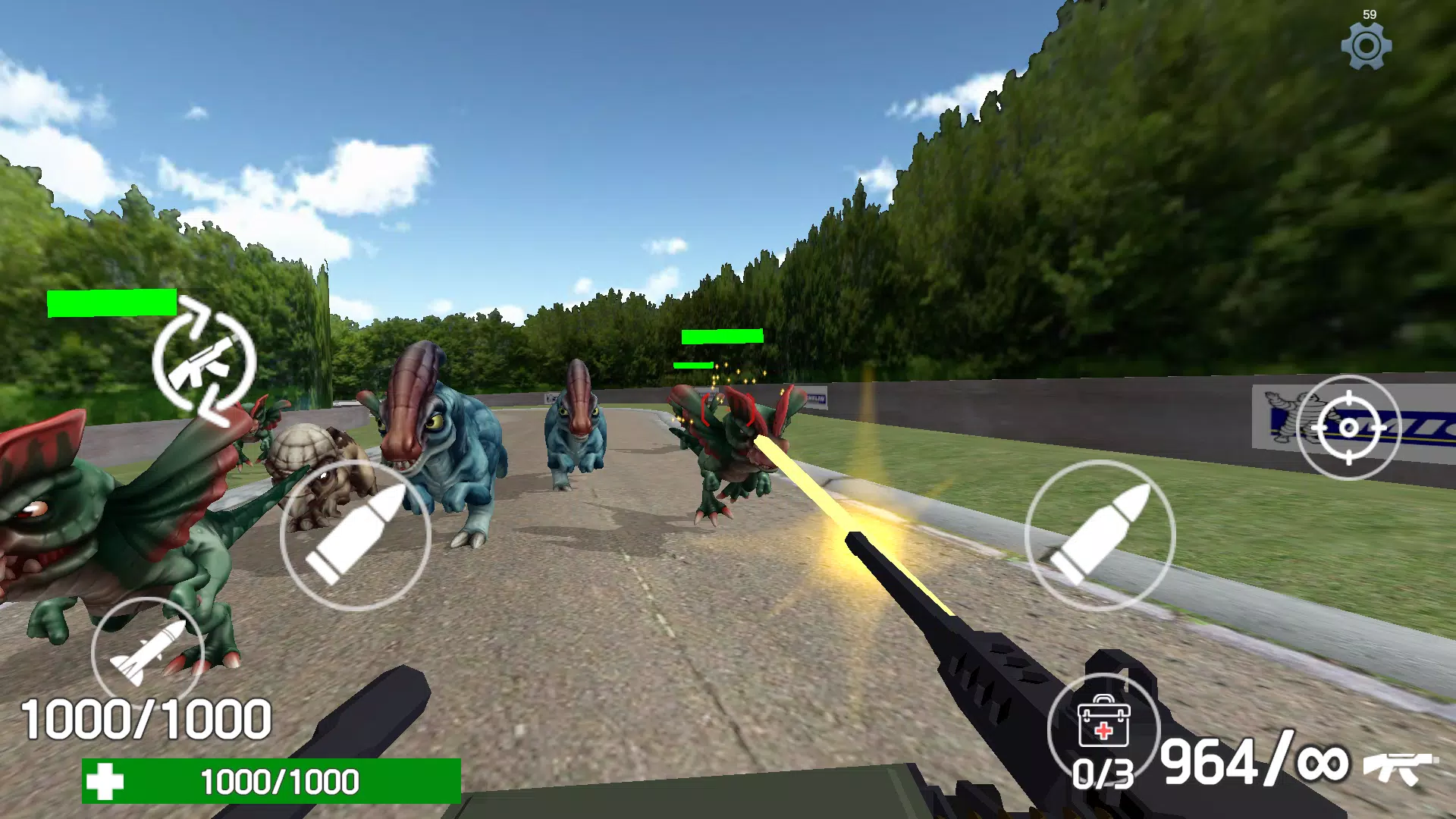 Dinosaur Park: Jurassic Chase Captura de pantalla 4