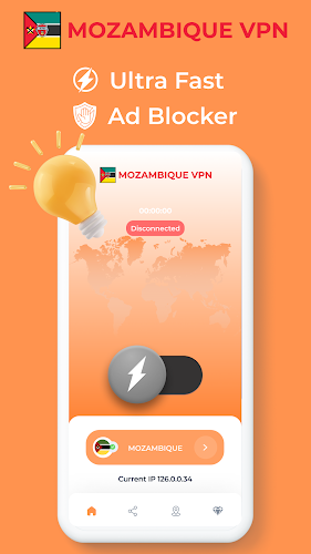 Mozambique VPN - Private Proxy ဖန်သားပြင်ဓာတ်ပုံ 1