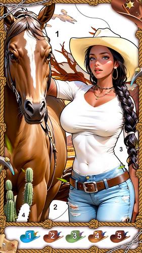 The West Coloring Games Captura de pantalla 4
