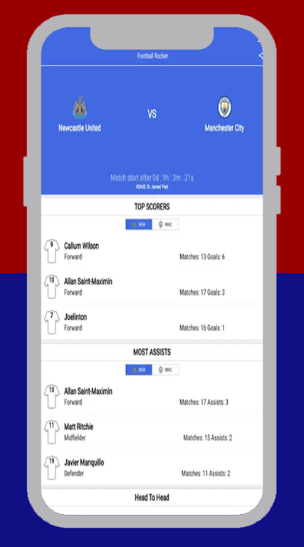 FootyBite app स्क्रीनशॉट 2