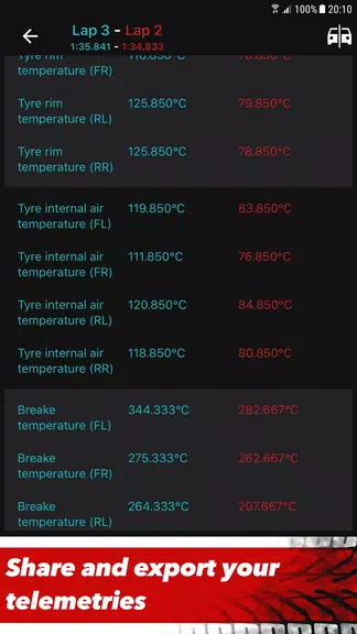 Schermata Sim Racing Telemetry 4