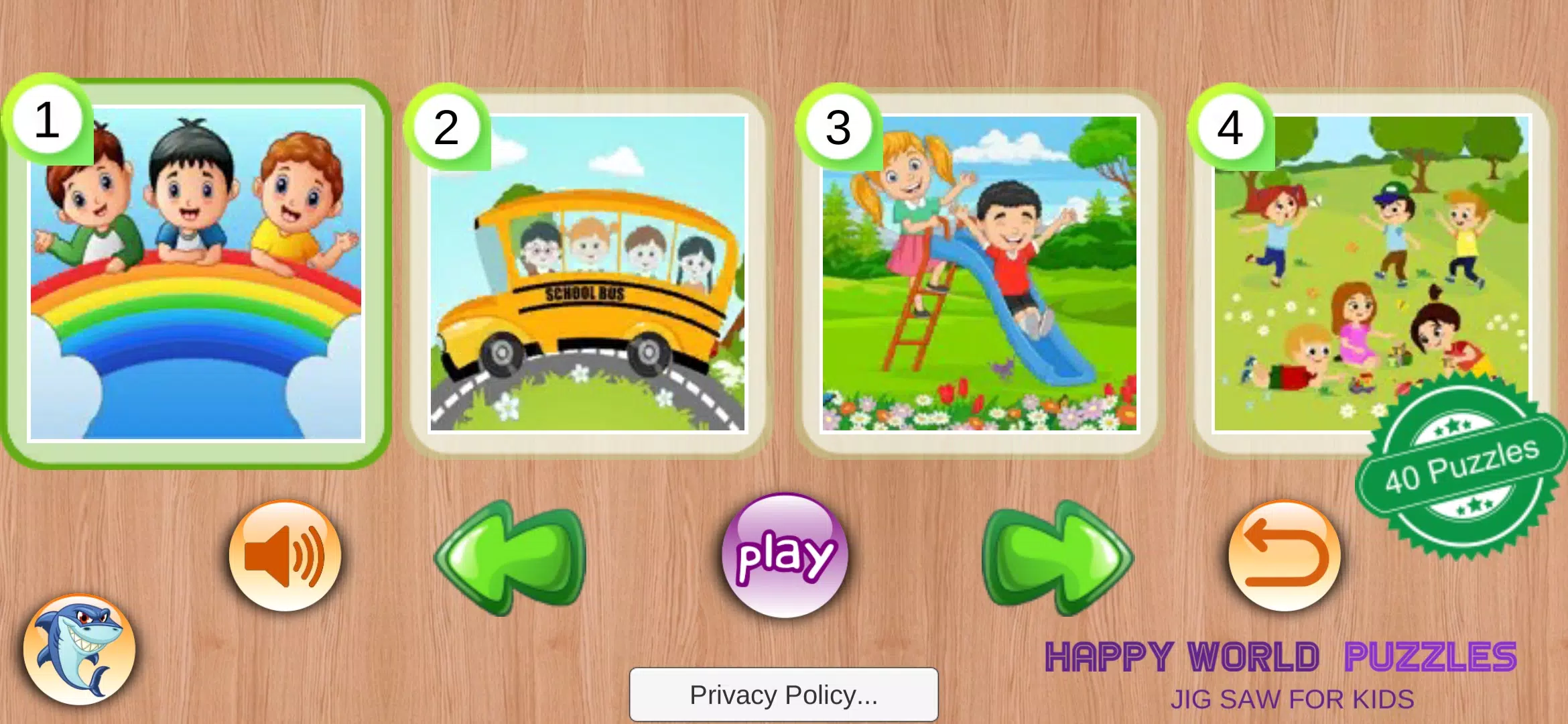 Happy World Puzzles ဖန်သားပြင်ဓာတ်ပုံ 1