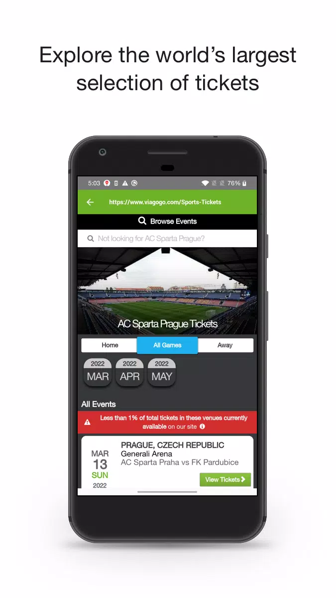 viagogo Tickets應用截圖第2張