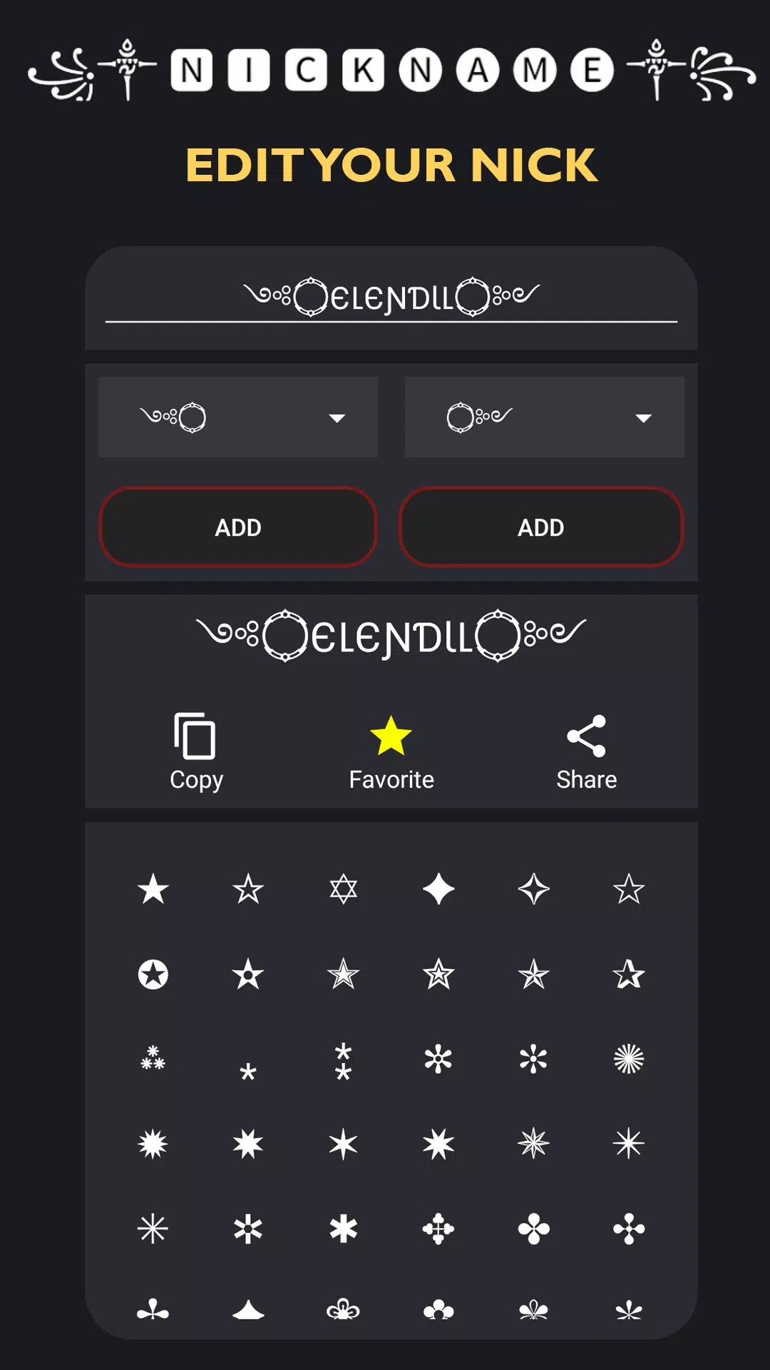 Crosshair & Nickname Generator Screenshot 3