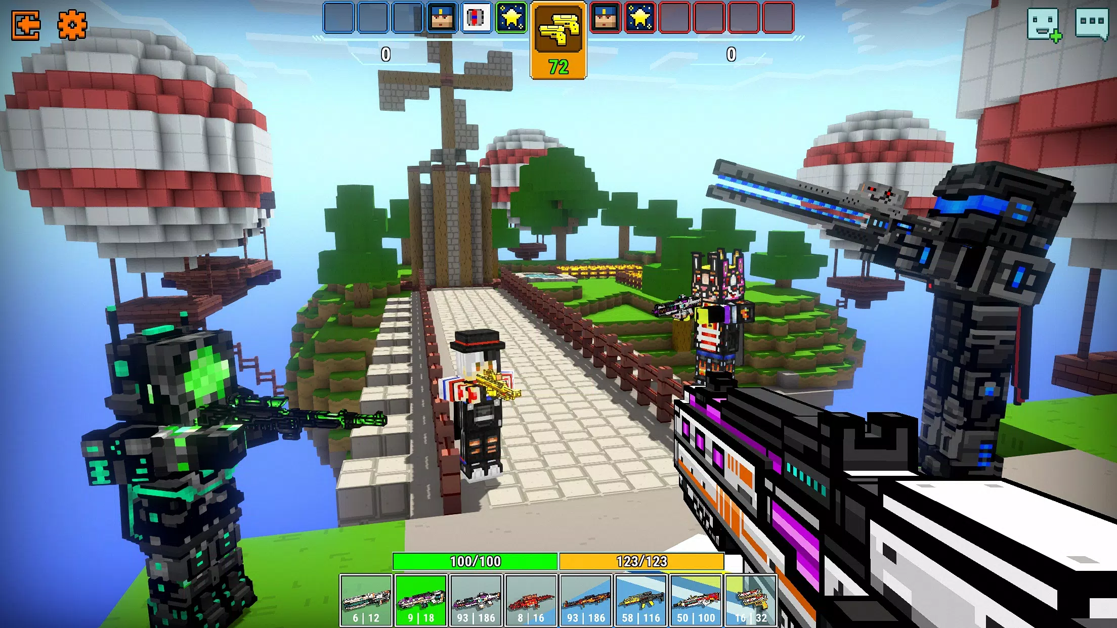 Cops N Robbers:Pixel Craft Gun Tangkapan skrin 4