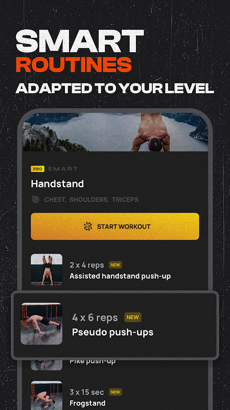 Calisteniapp Workout スクリーンショット 1