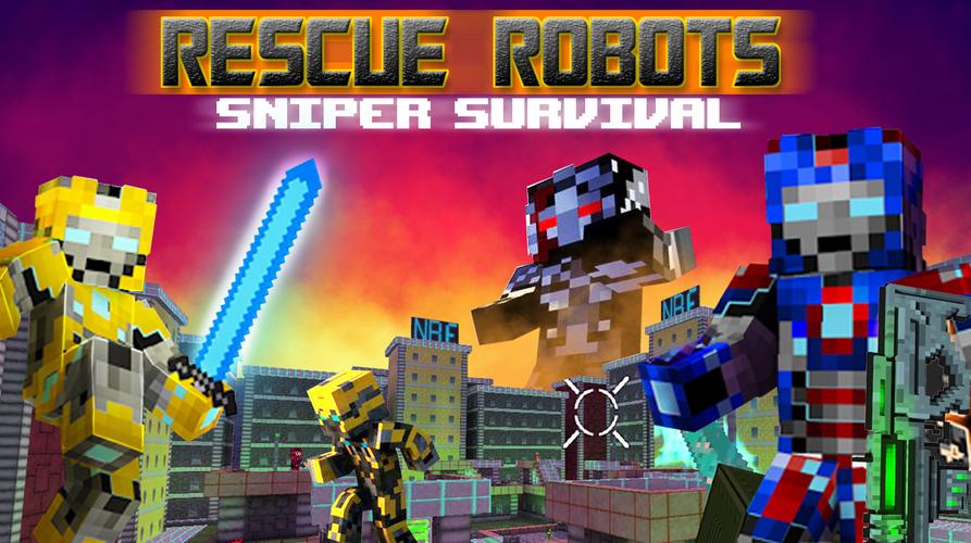Rescue Robots Sniper Survival スクリーンショット 1