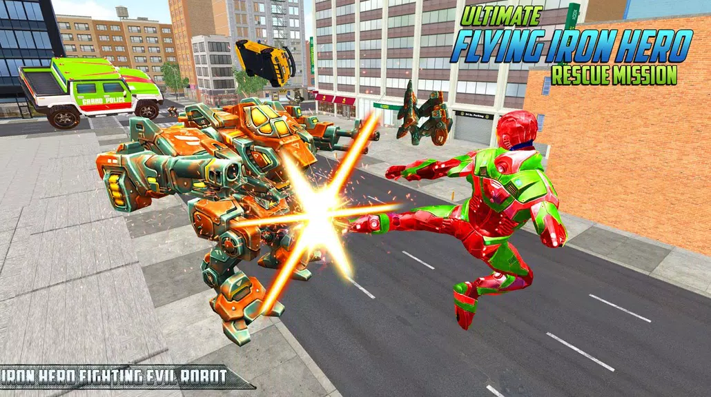 Ultimate KungFu Superhero Iron Fighting Free Game應用截圖第1張
