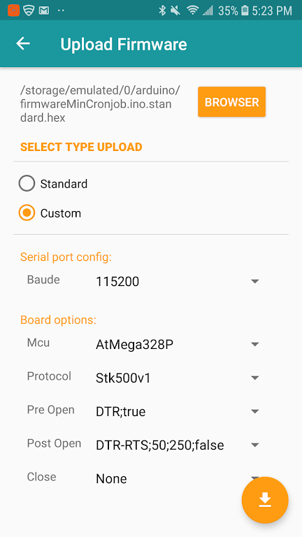 Arduino Hex Uploader-Bin/Hex Ảnh chụp màn hình 4