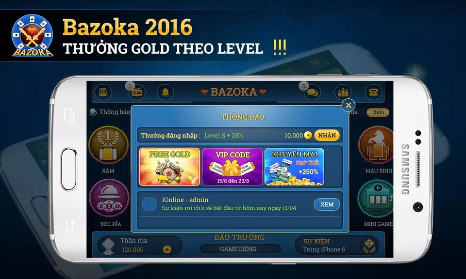 Bazoka - game bai online 2016 스크린샷 2