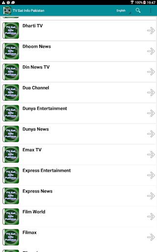 TV Sat Info Pakistan Скриншот 4
