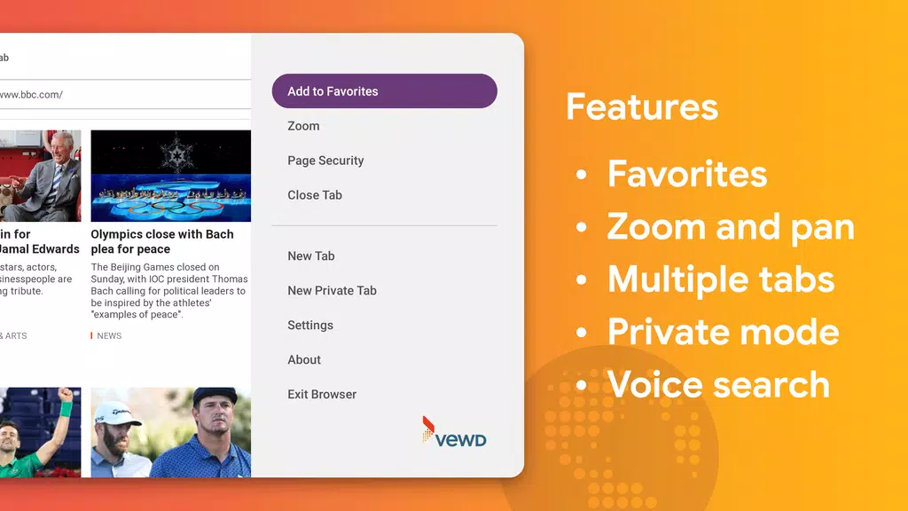 Internet Browser for Sony TV Screenshot 2