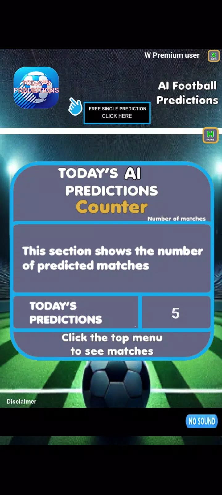 Ai football predictions Screenshot 2