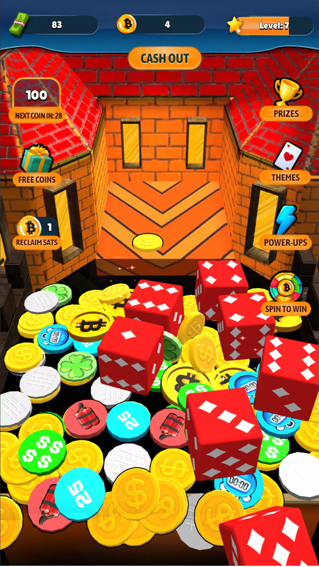 Bitcoin Pusher ภาพหน้าจอ 1