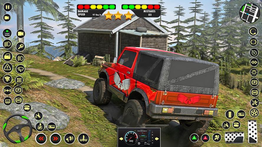 US Offroad Fury Car Driving 3D Capture d'écran 3