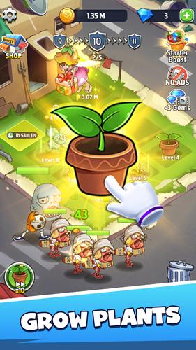 Merge Plants - Zumbi Defesa Captura de tela 1