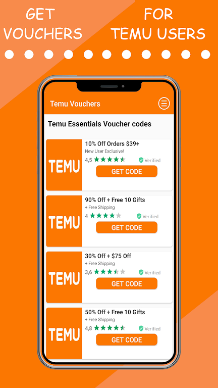 Temu Vouchers स्क्रीनशॉट 2